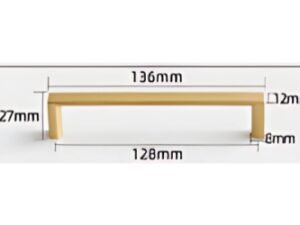 3072 - Cabinet Handle - Gold